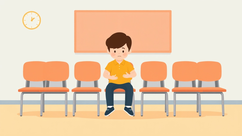 A professional illustration depicting adhd And Classroom Seating