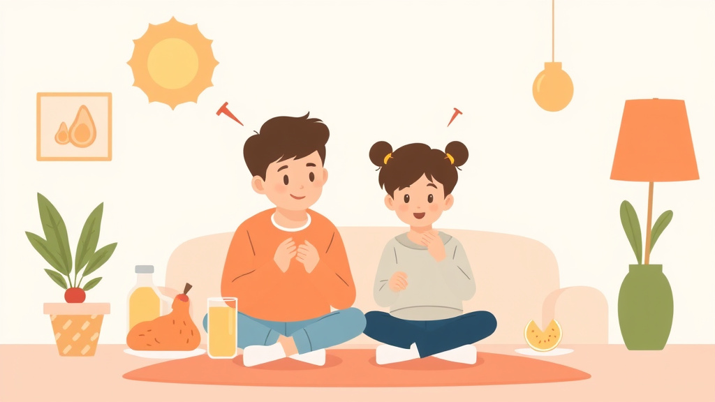 Conceptual diagram showing how adhd And Diet Connections works in practice