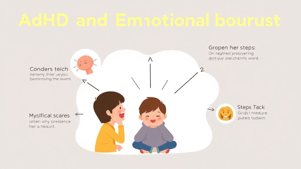 Process flow illustration for putting adhd And Emotional Outbursts into action