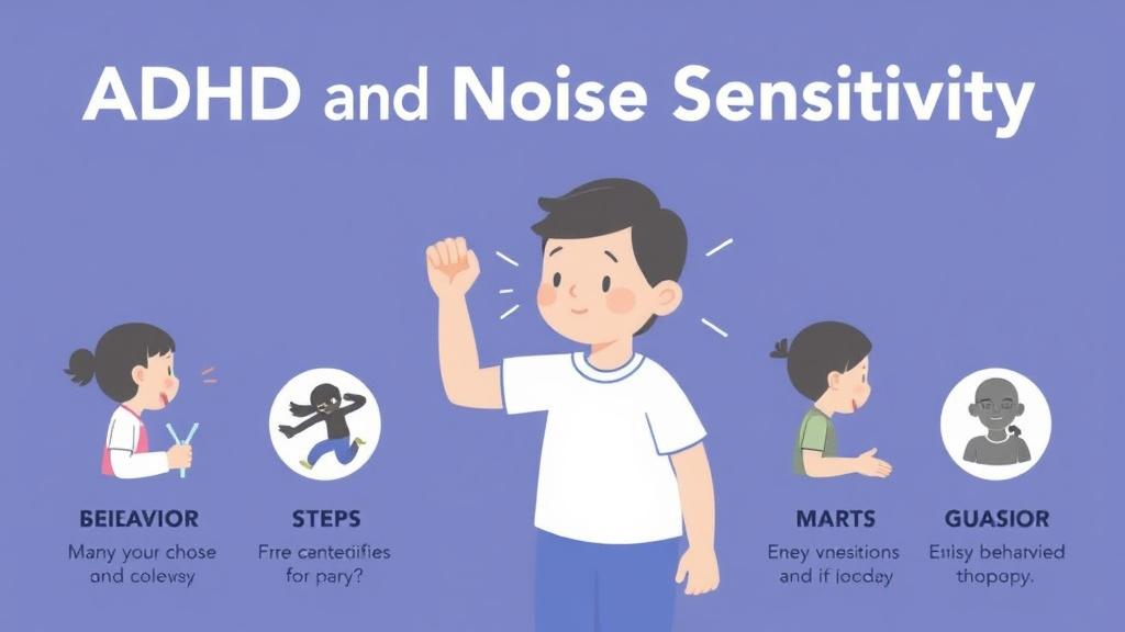 Process flow illustration for putting adhd And Noise Sensitivity into action
