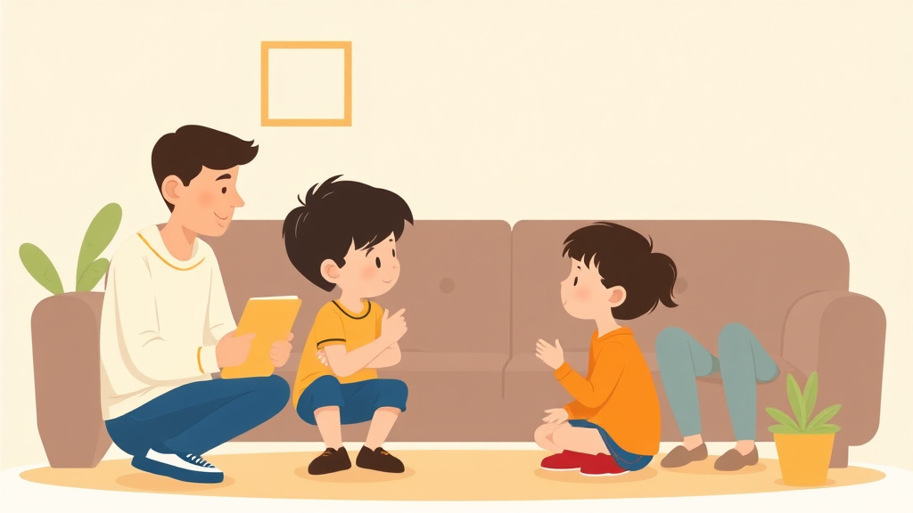 Visual overview of adhd Coaching For Children with key concepts highlighted