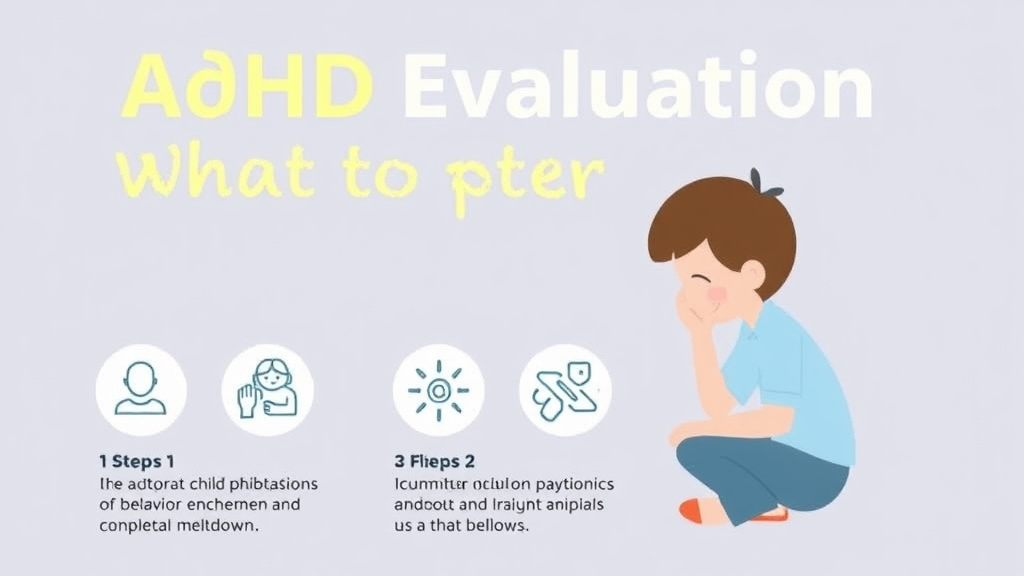 Process flow illustration for putting adhd Evaluation What To Expect into action