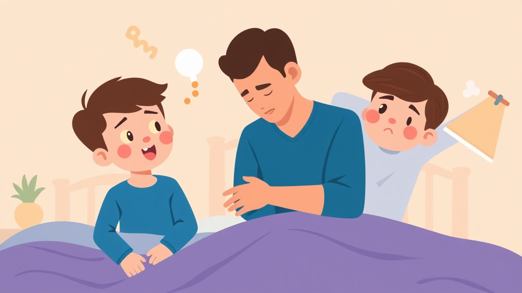 A professional illustration depicting adhd Medication And Sleep Problems