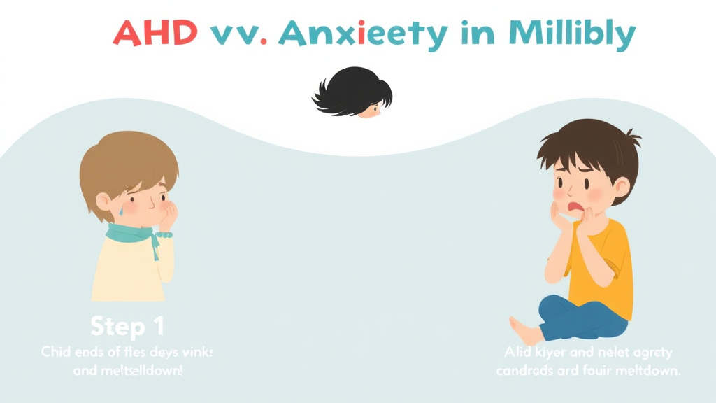 Practical checklist visual for adhd Vs Anxiety In Children