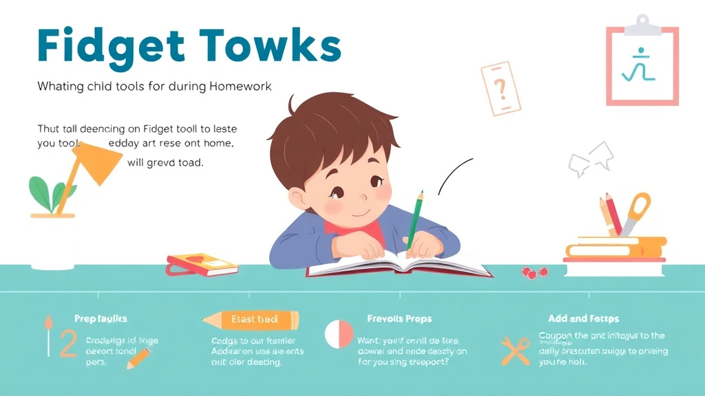 Hands-on guide visualization for fidget Tools During Homework Adhd