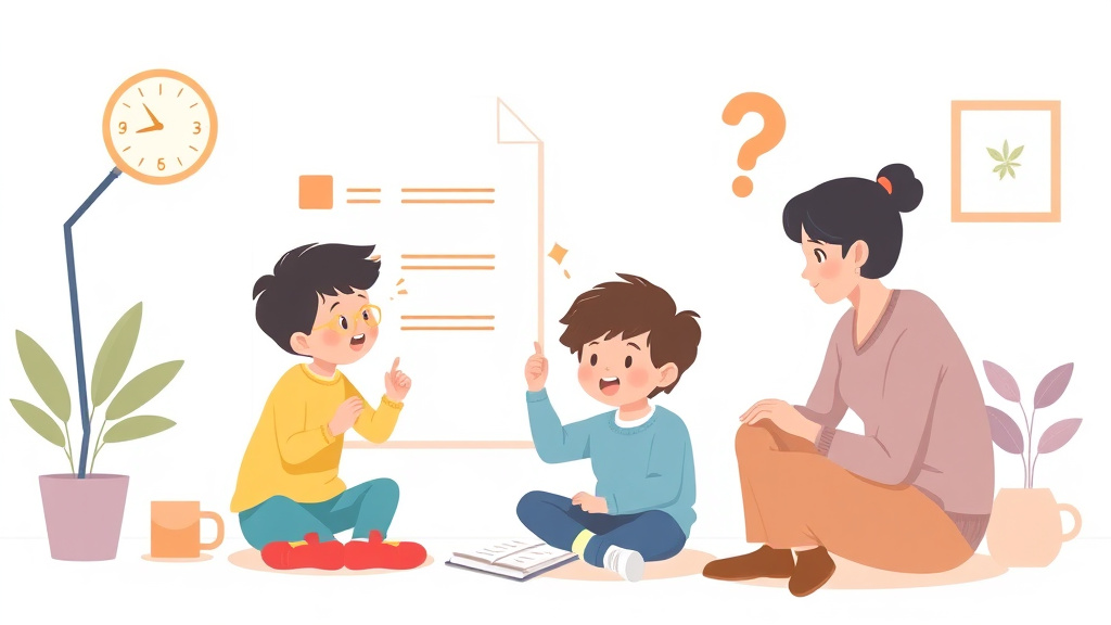 Illustration breaking down the fundamentals of goal Setting For Children With Adhd