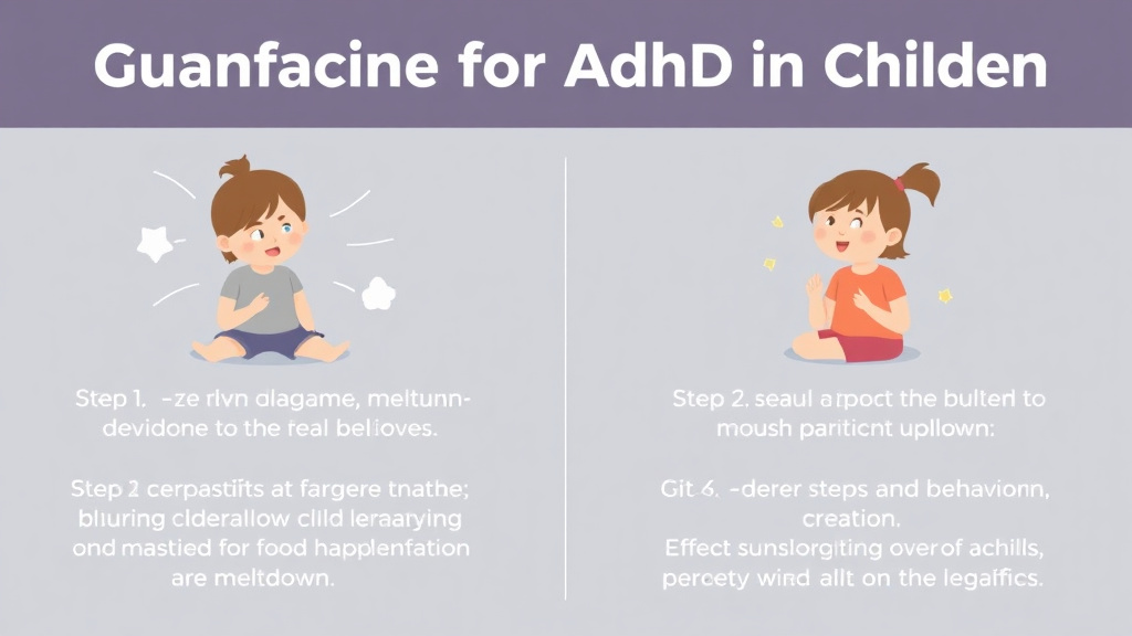 Practical checklist visual for guanfacine For Adhd In Children