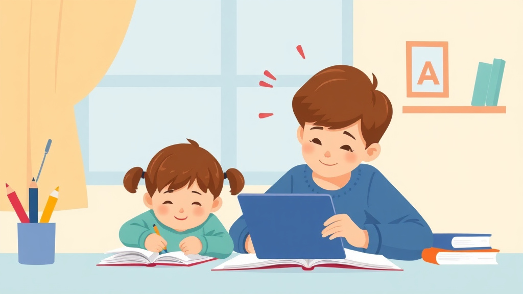 Illustration breaking down the fundamentals of homework Strategies For Adhd Children