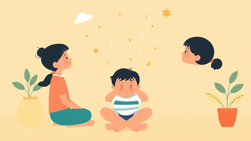 Conceptual diagram showing how mindfulness For Adhd Children works in practice