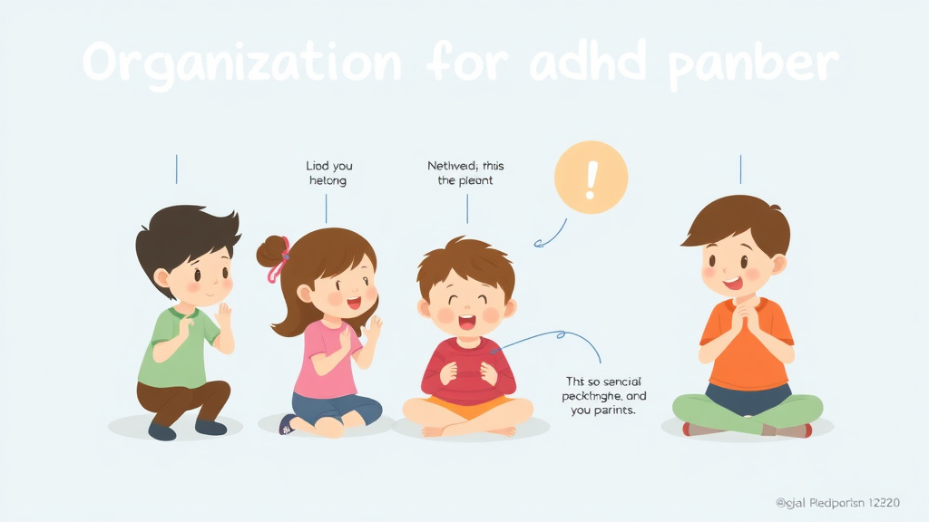 Real-world application diagram for organization Strategies For Adhd Children