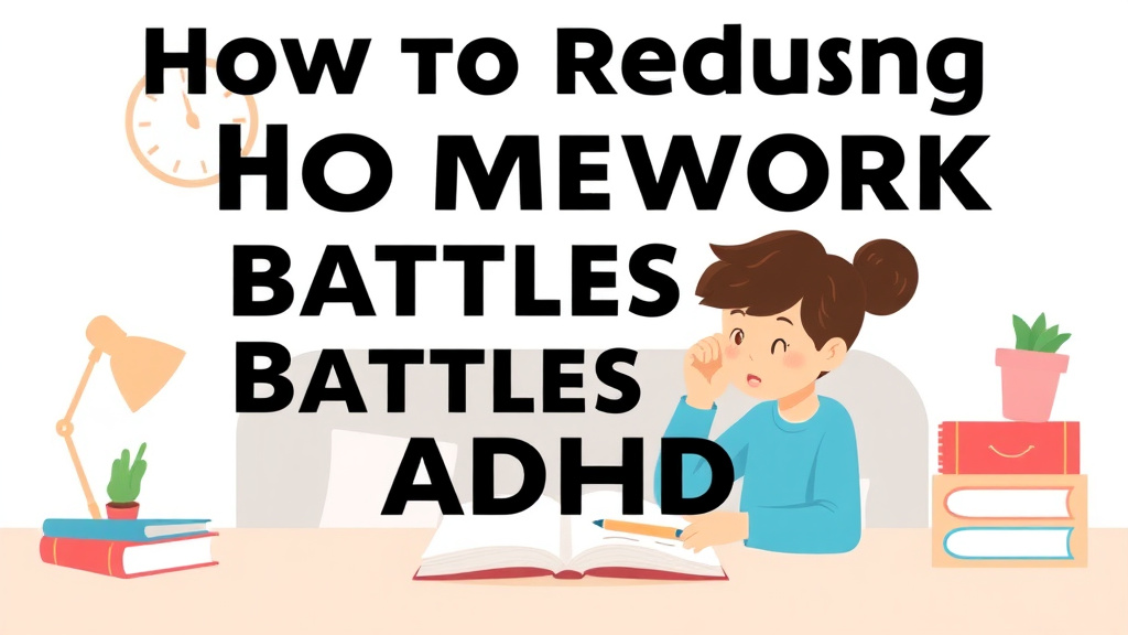 An informative visual explaining reducing Homework Battles With Adhd for beginners and professionals