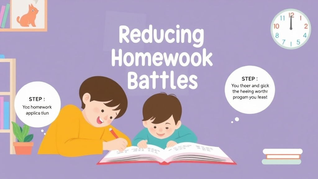 Practical workflow diagram for reducing Homework Battles With Adhd