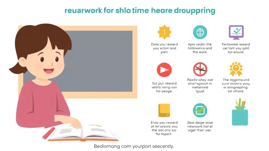 Step-by-step visual guide for implementing reward Systems For Homework Adhd