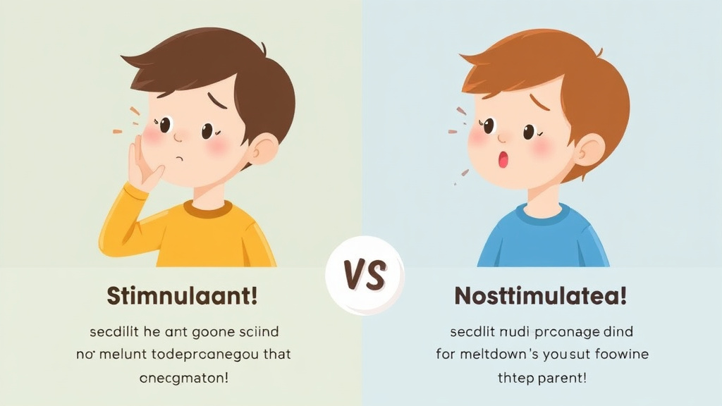 Hands-on guide visualization for stimulant Vs Nonstimulant Adhd Medication