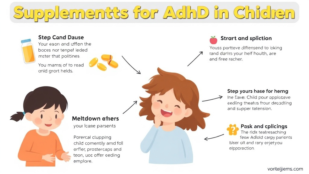 Process flow illustration for putting supplements For Adhd In Children into action