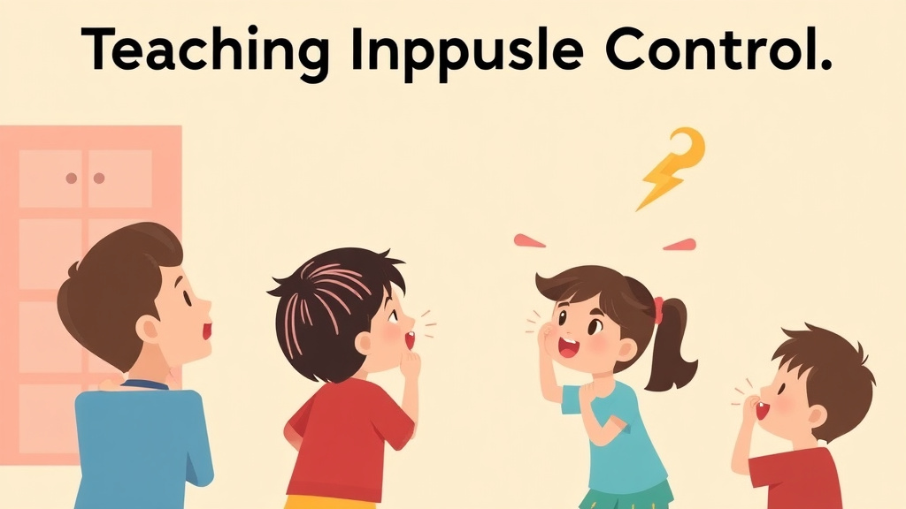 Clear illustration of teaching Impulse Control To Children with supporting details