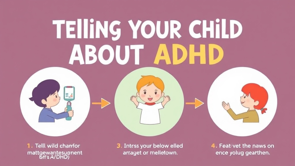 Practical checklist visual for telling Your Child About Adhd