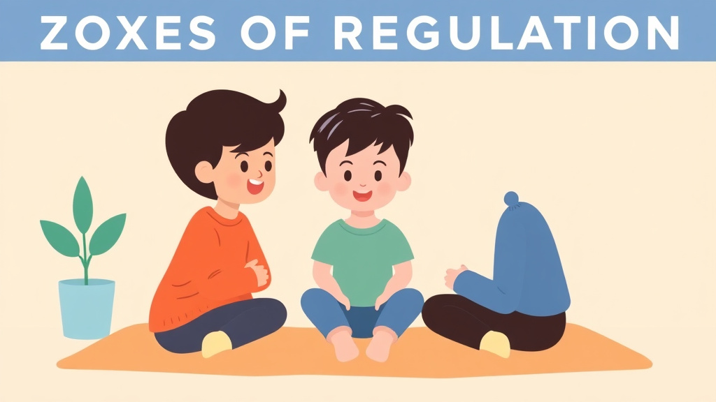Educational graphic covering the essentials of zones Of Regulation For Adhd