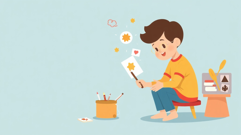 Detailed visual representation of art Therapy And Autism