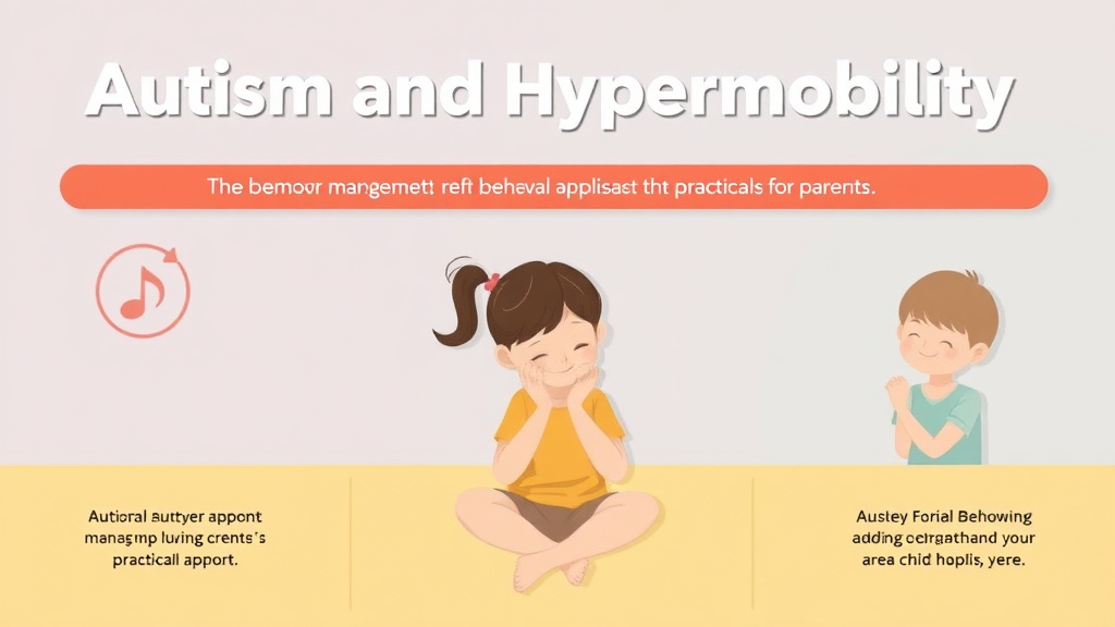 Action-oriented illustration showing how to apply autism And Hypermobility