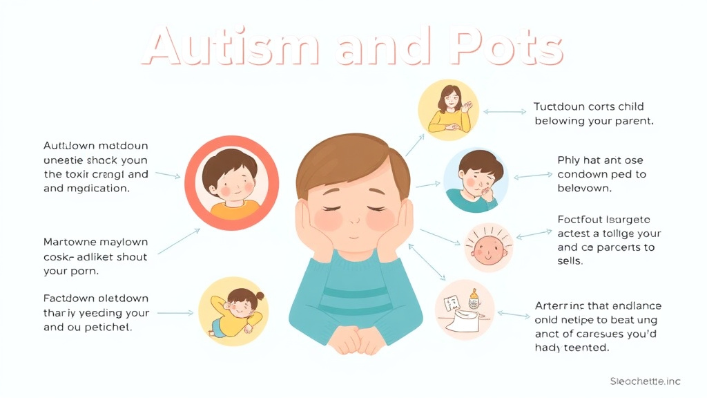 Process flow illustration for putting autism And Pots into action