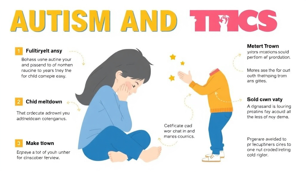 Practical checklist visual for autism And Tics