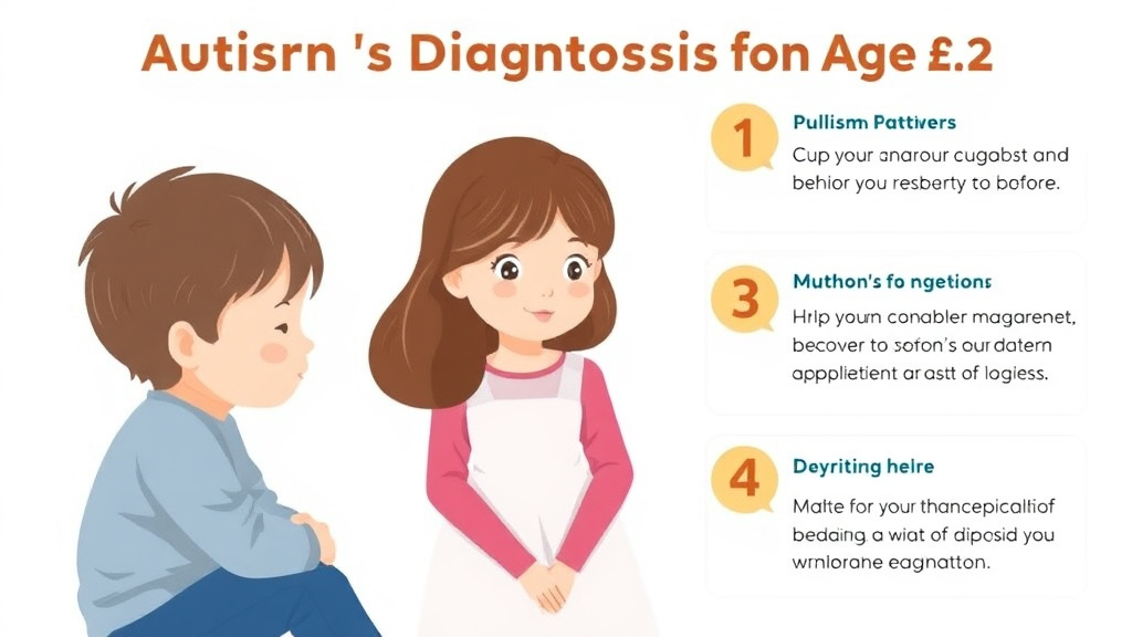 Practical checklist visual for autism Diagnosis At Age 2