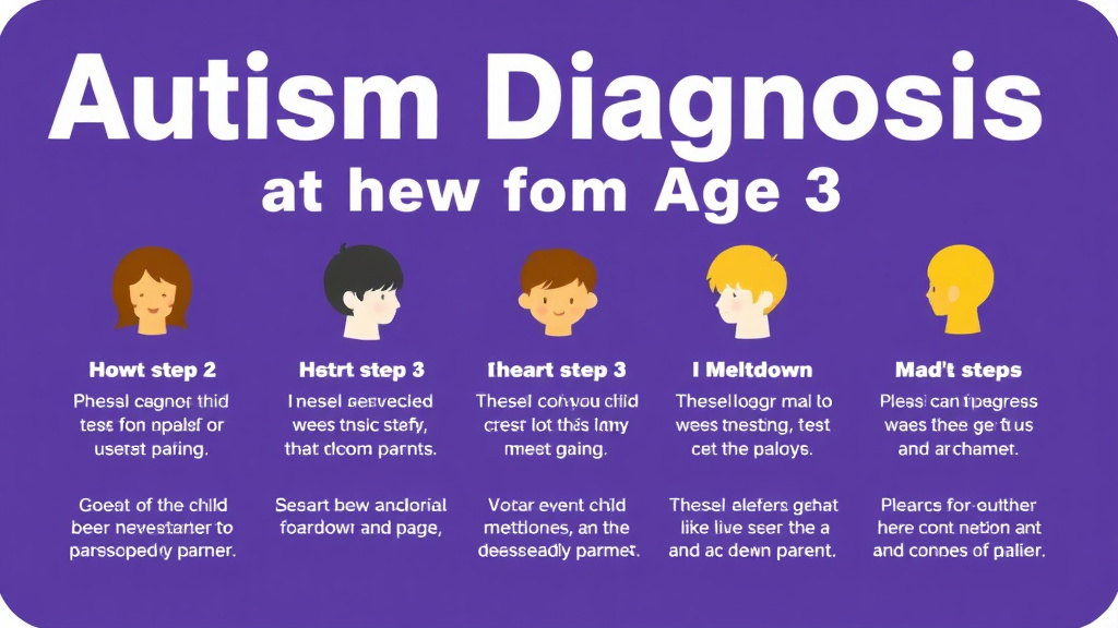 Practical workflow diagram for autism Diagnosis At Age 3