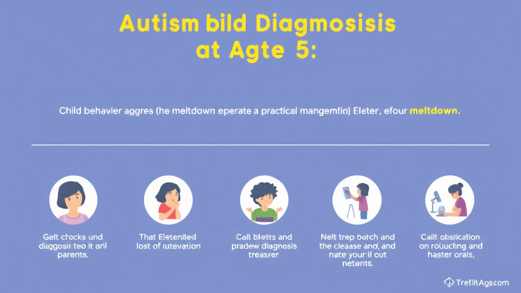 Implementation roadmap for autism Diagnosis At Age 5 with actionable steps