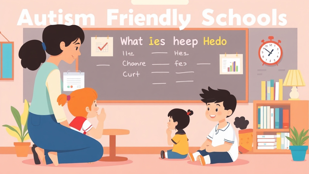 An informative visual explaining autism Friendly Schools What To Look For for beginners and professionals
