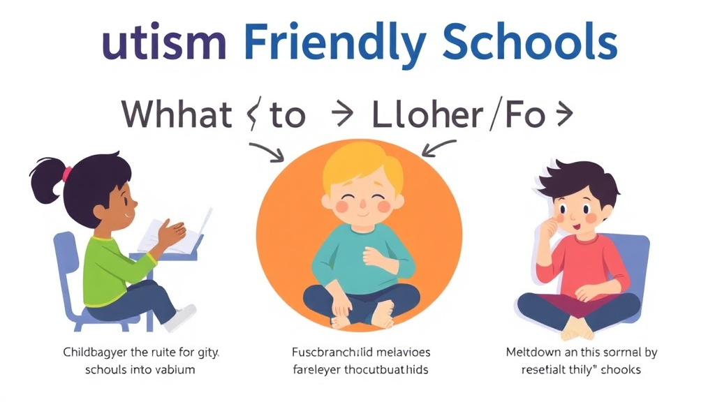 Practical checklist visual for autism Friendly Schools What To Look For