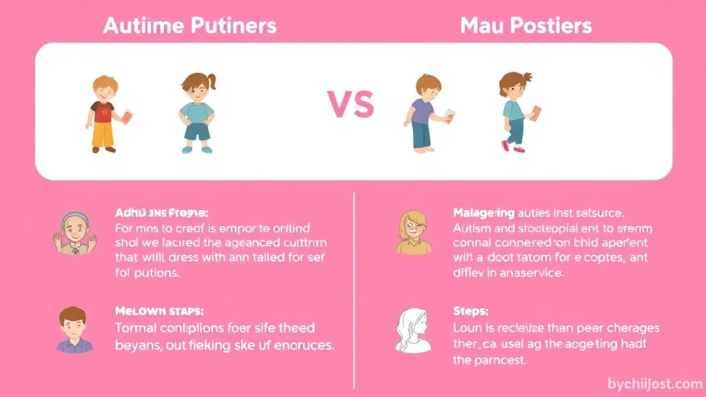 Step-by-step visual guide for implementing autism Vs Adhd Differences