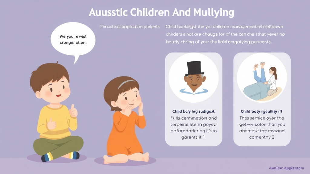 Hands-on guide visualization for autistic Children And Bullying