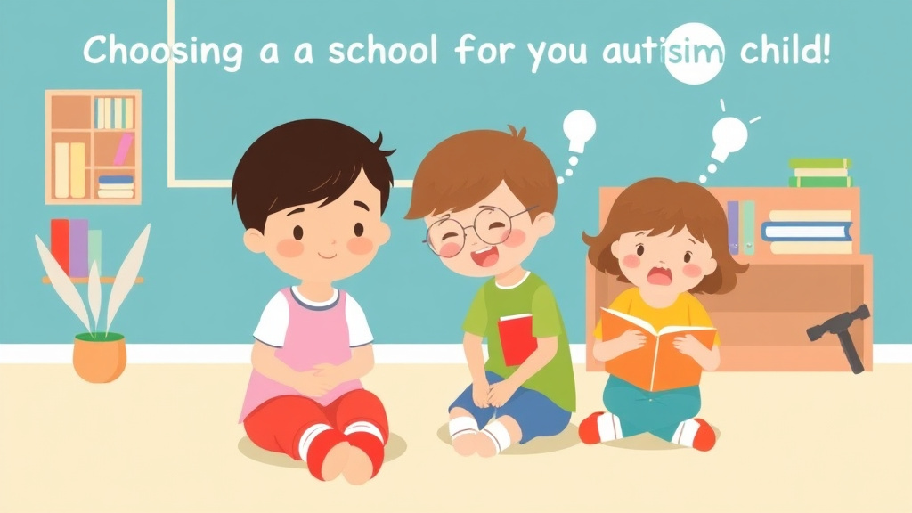 Action-oriented illustration showing how to apply choosing A School For Your Autistic Child