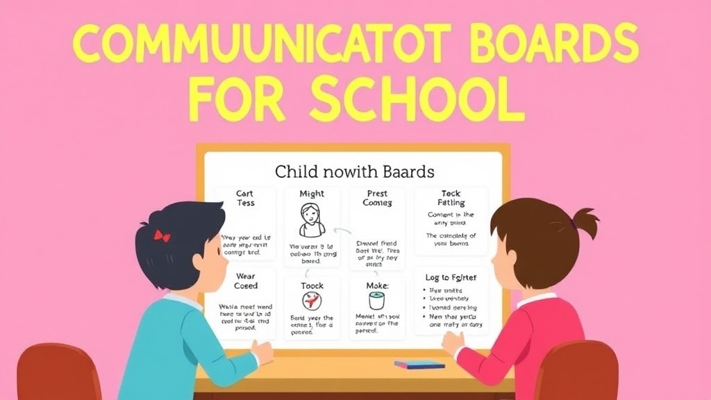 Practical workflow diagram for communication Boards For School