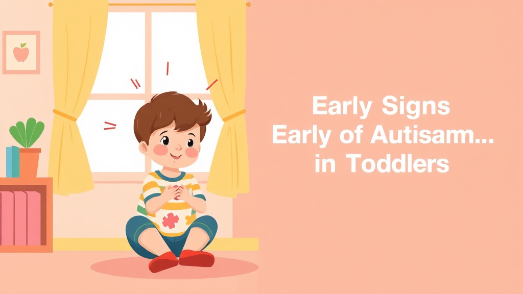 Illustration breaking down the fundamentals of early Signs Of Autism In Toddlers