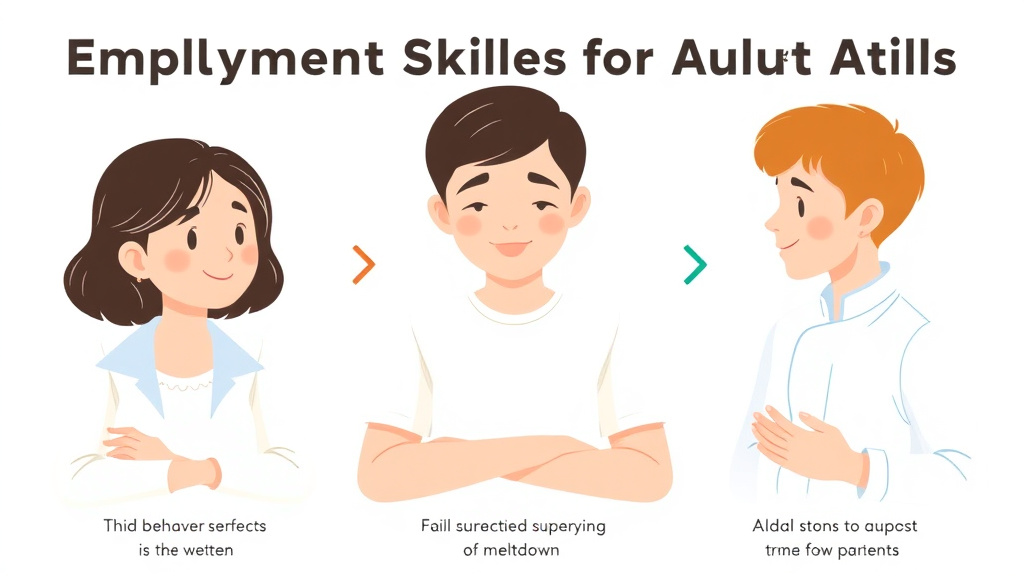 Practical workflow diagram for employment Skills For Autistic Young Adults