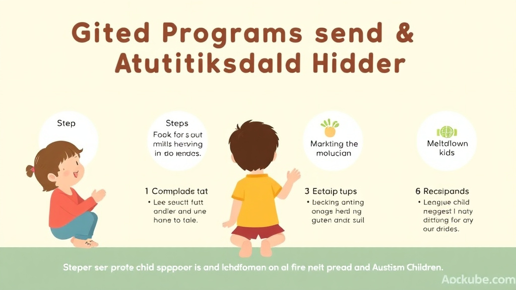 Practical workflow diagram for gifted Programs And Autistic Children