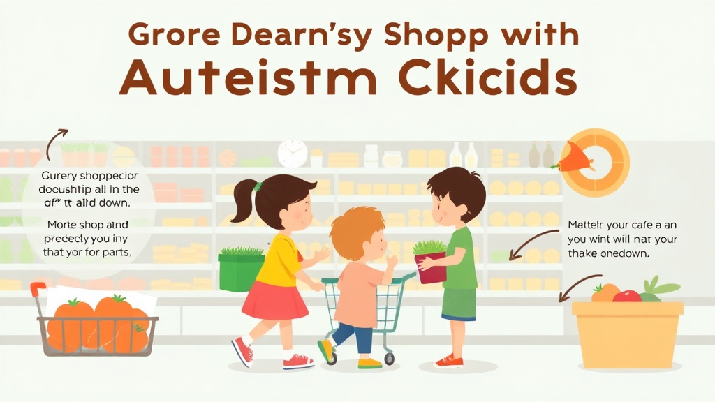 Practical workflow diagram for grocery Shopping With Autistic Children