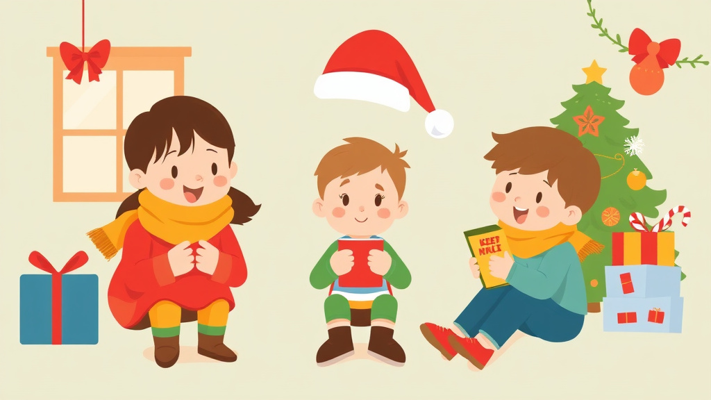 Illustration breaking down the fundamentals of holiday Survival Guide Autism Families