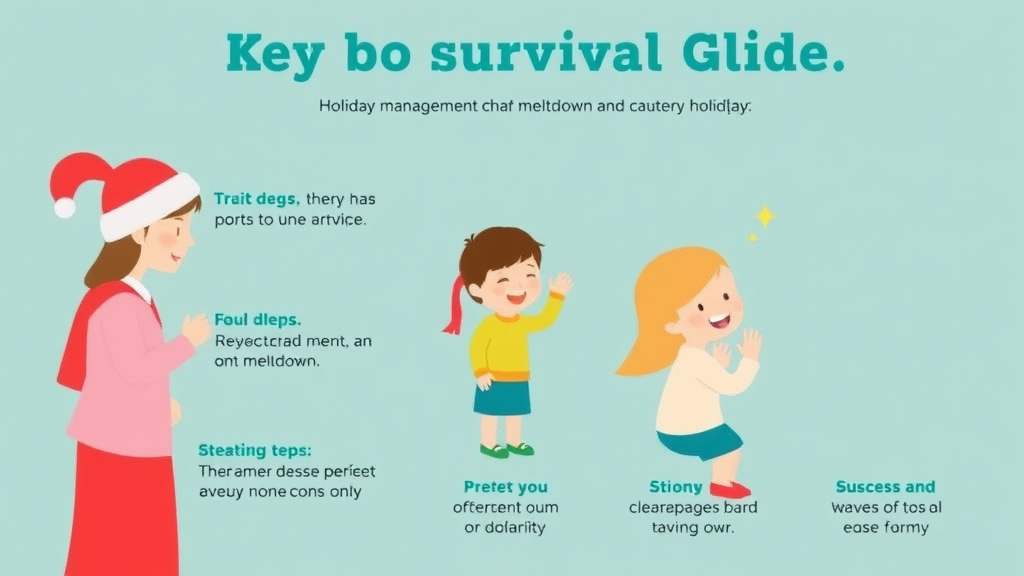 Real-world application diagram for holiday Survival Guide Autism Families