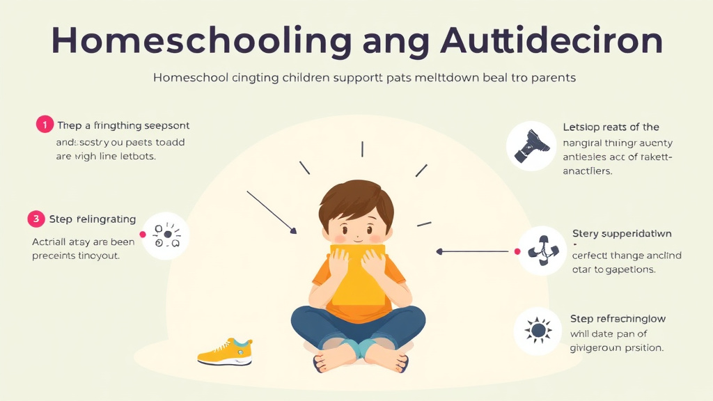 Real-world application diagram for homeschooling Autistic Children