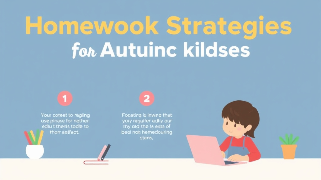 Real-world application diagram for homework Strategies For Autistic Children