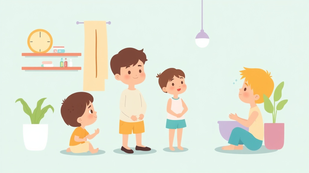 Detailed visual representation of hygiene Routines For Autistic Children