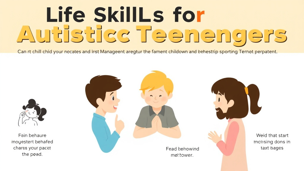 Practical workflow diagram for life Skills For Autistic Teenagers