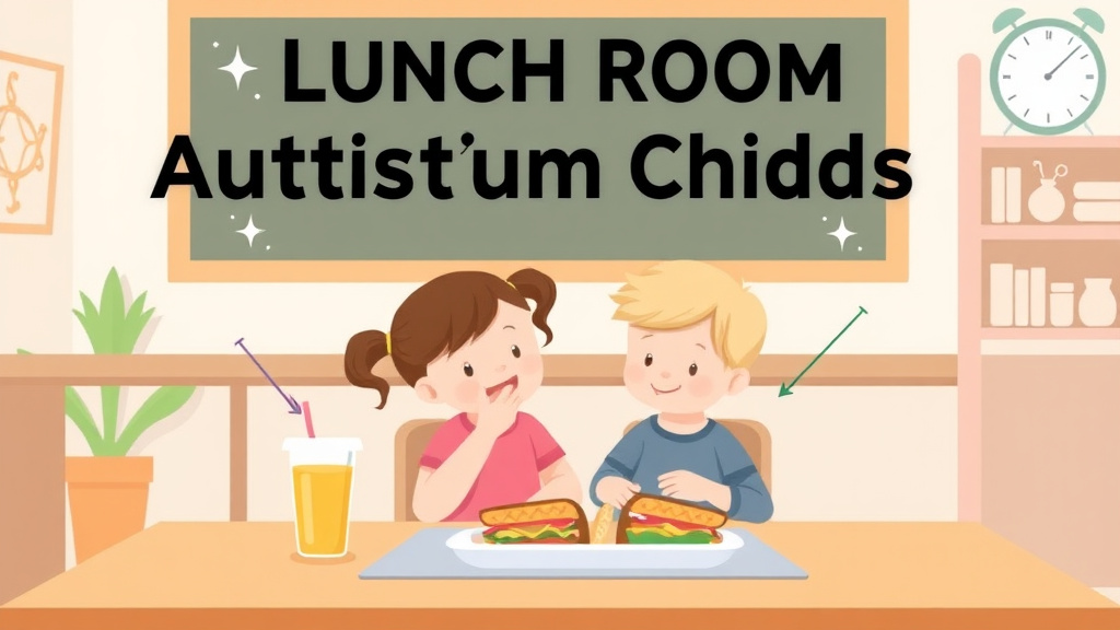 Step-by-step visual guide for implementing lunch Room Strategies For Autistic Children