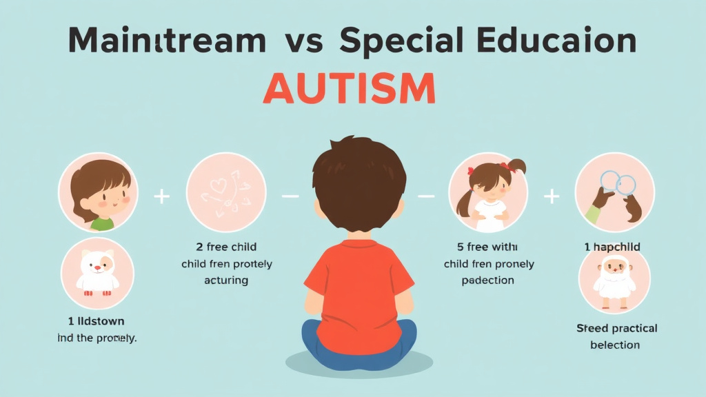 Hands-on guide visualization for mainstream Vs Special Education Autism