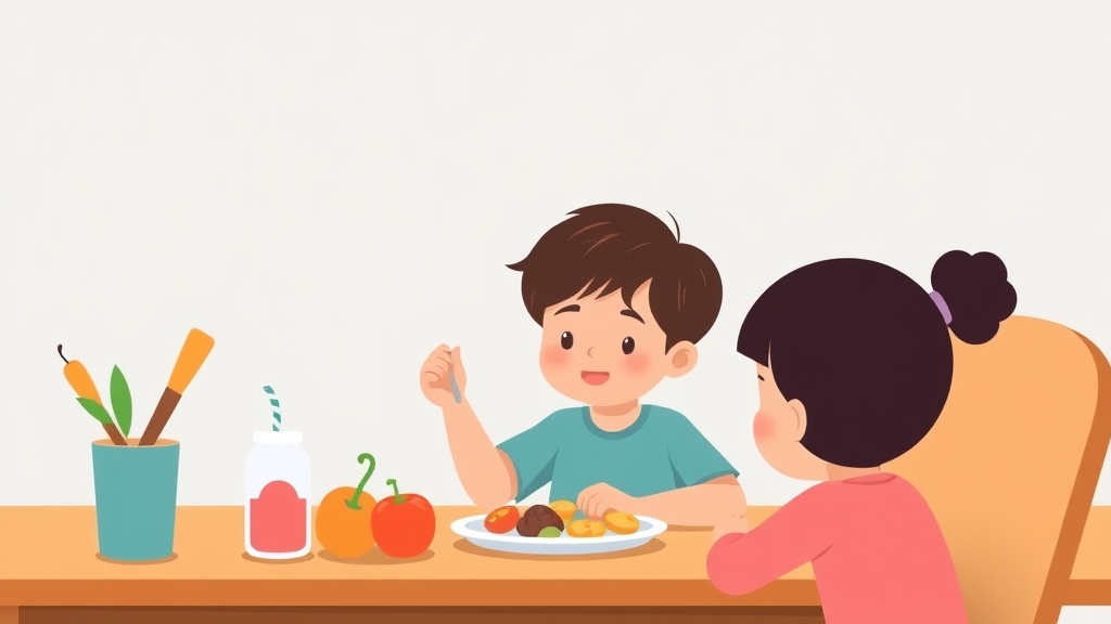 Conceptual diagram showing how mealtime Strategies For Autistic Children works in practice