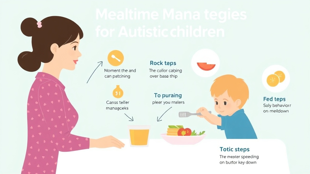 Real-world application diagram for mealtime Strategies For Autistic Children