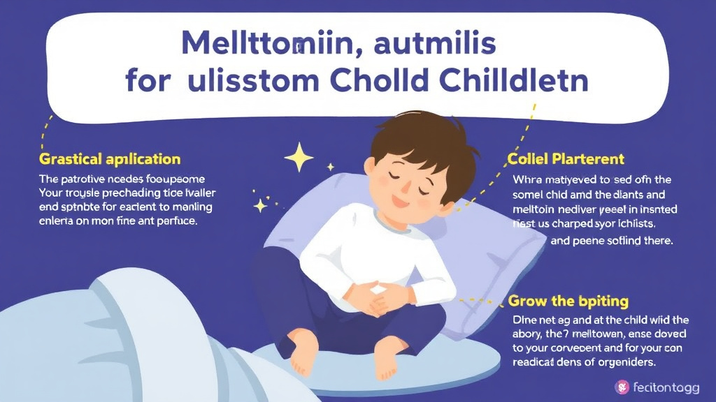 Practical workflow diagram for melatonin For Autistic Children